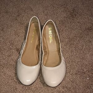 Nude colored dress shoes